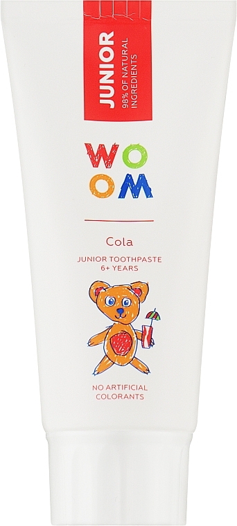 Pasta do zębów dla dzieci - Woom Junior Cola Toothpaste — Zdjęcie N1