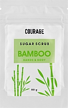 Kup Peeling do rąk i ciała Zielony bambus - Courage Bamboo Hands & Body Sugar Scrub (uzupełnienie)