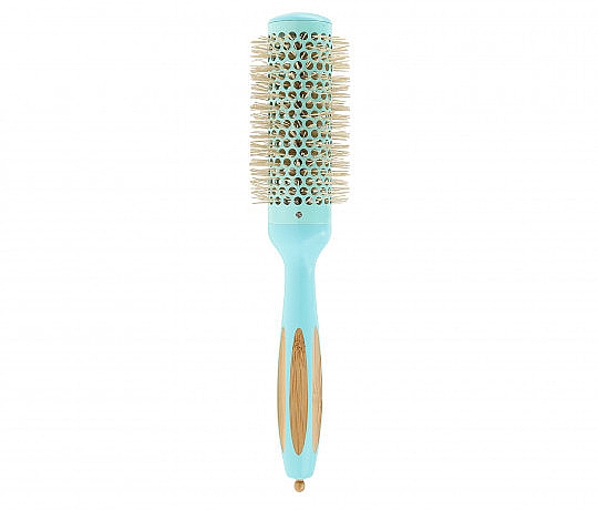 Okrągła szczotka do stylizacji włosów - Ilu Hair Brush BambooM Round 35 mm — Zdjęcie N1