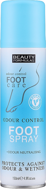 Spray do stóp neutralizujący brzydkie zapachy - Beauty Formulas Odour Control Foot Spray