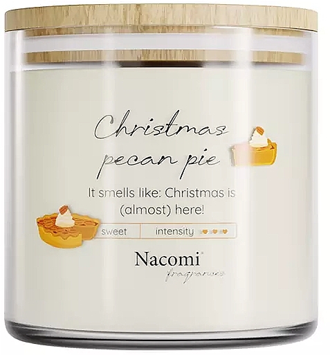 Zapachowa świeca sojowa Christmas Pecan Pie - Nacomi Fragrances — Zdjęcie N1