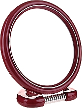 Kup Lustro okrągłe dwustronne na stojaku, szkarłatne, 15 cm - Donegal Mirror