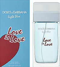 Dolce & Gabbana Light Blue Love is Love Pour Femme - Woda toaletowa — Zdjęcie N2