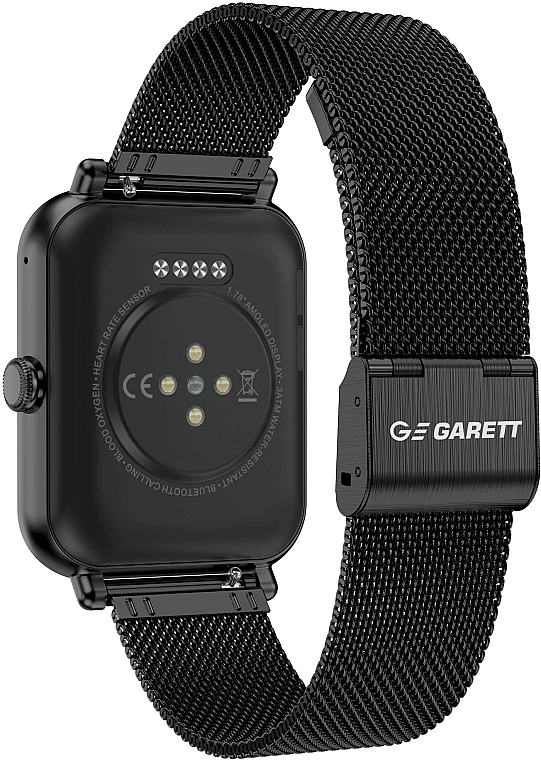 Smartwatch, czarny, metal - Garett Smartwatch GRC Classic — Zdjęcie N6