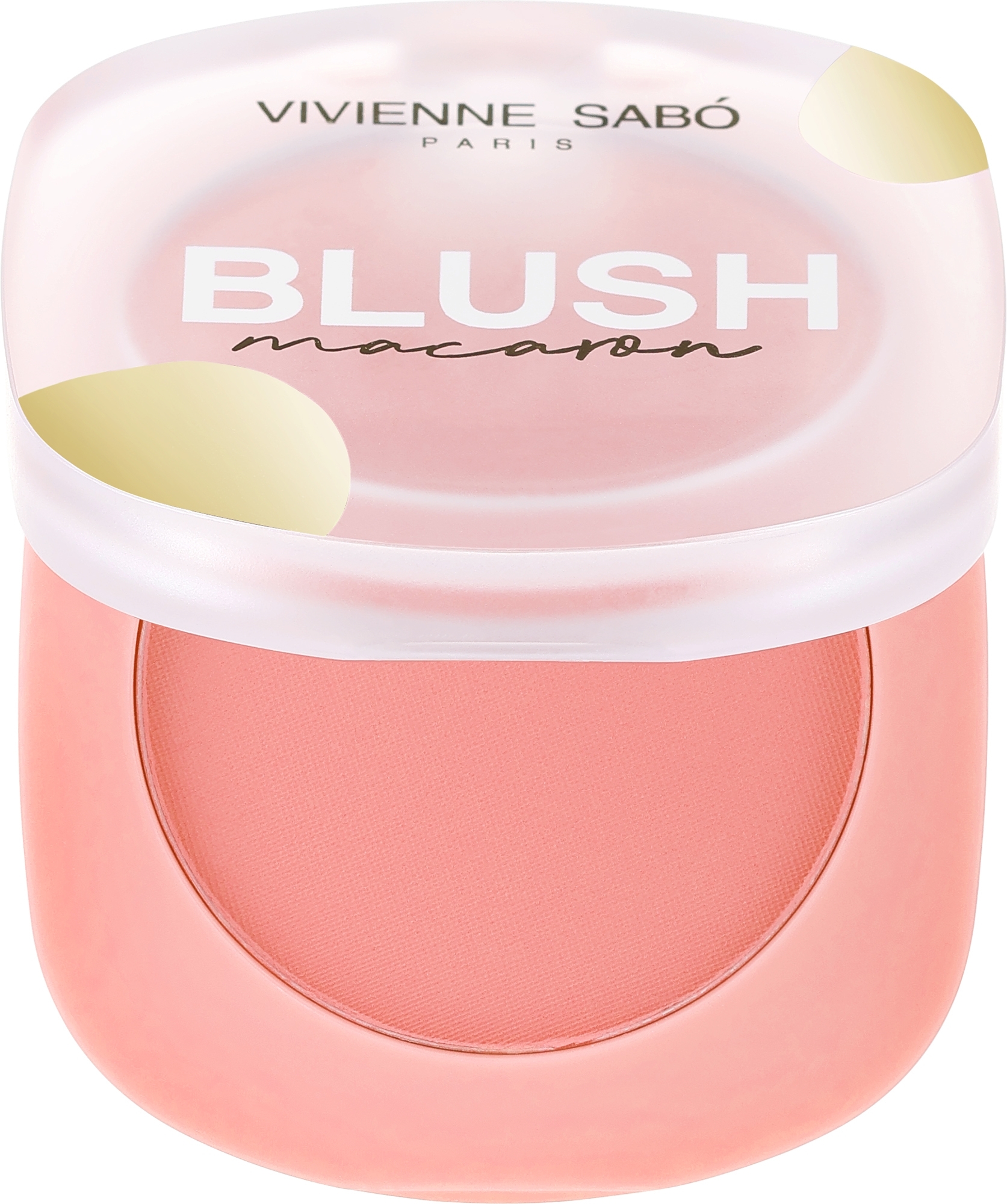 Matowy róż do policzków - Vivienne Sabo Matte Face Blush Macaron — Zdjęcie 01 - Peach