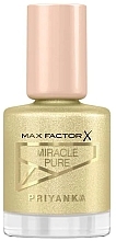 Lakier do paznokci - Max Factor Priyanka Miracle Pure Nail Polish — Zdjęcie N1