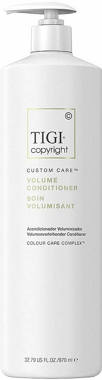 Nadająca objętość odżywka do włosów - Tigi Copyright Custom Care Volume Conditioner — Zdjęcie N2