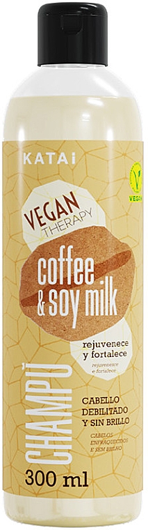 Szampon do włosów słabych i matowych - Katai Vegan Therapy Coffee & Soy Milk — Zdjęcie N1