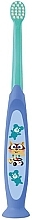 Szczoteczka do zębów dla dzieci, 0-2 lata, niebieska - Elgydium Baby Souple Soft — Zdjęcie N2