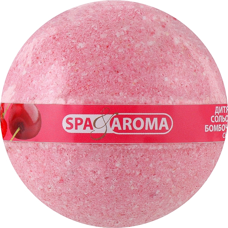 Kula do kąpieli dla dzieci Wiśnia - Bioton Cosmetics Spa & Aroma Cherry Bath Bomb