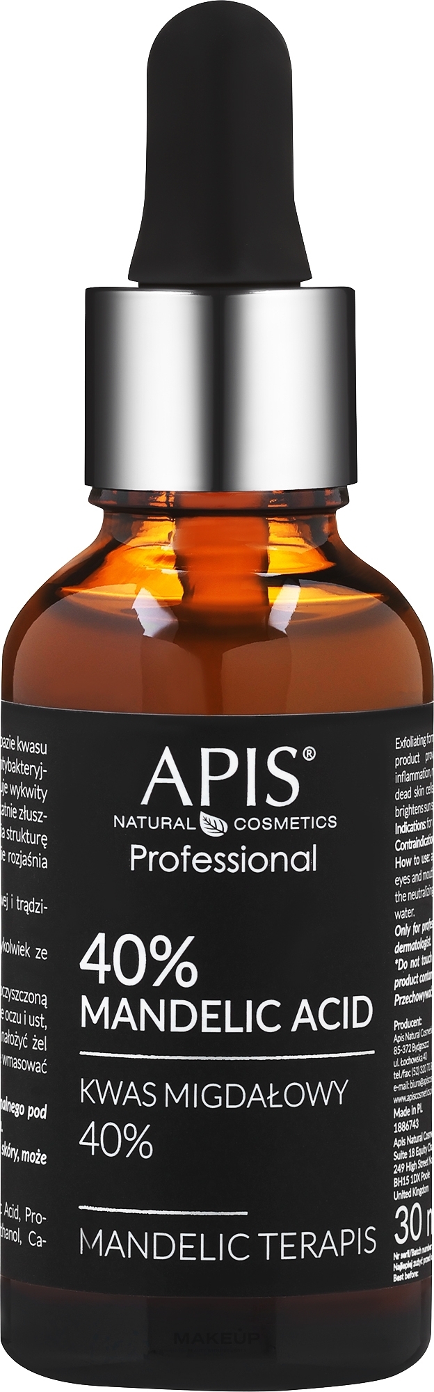 Kwas migdałowy 40% - APIS Professional Mandelic TerApis Mandelic Acid 40% — Zdjęcie 30 ml