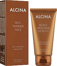 Samoopalacz do twarzy z kwasem hialuronowym i witaminą E - Alcina Selbstbrauner Gesicht — Zdjęcie N2