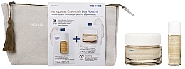 Zestaw - Korres White Pine Menopause Essentials Day Routine Set (d/cr/40ml + ser/15ml + bag) — Zdjęcie N1