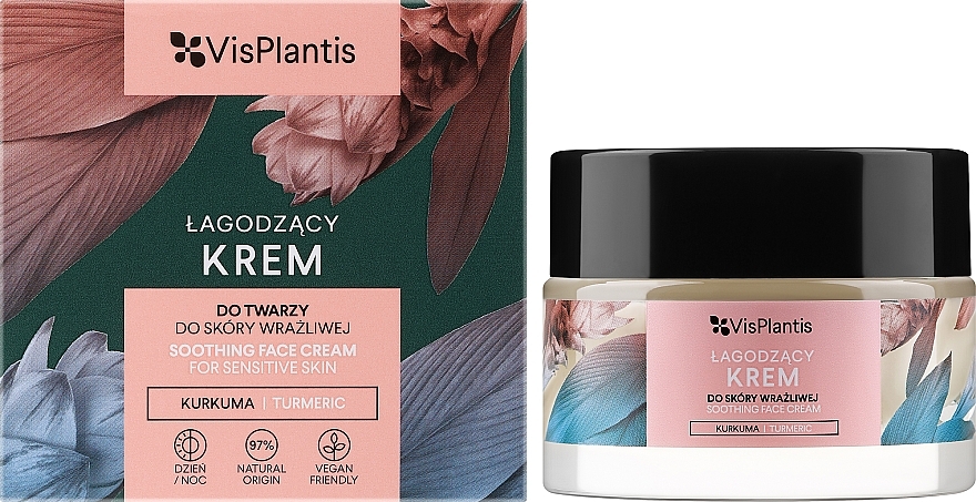 Łagodzący krem do twarzy do skóry wrażliwej - Vis Plantis Soothing Face Cream — Zdjęcie N2