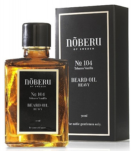 Olejek do gęstej i długiej brody - Noberu Of Sweden №104 Tobacco Vanilla Heavy Beard Oil — Zdjęcie N1