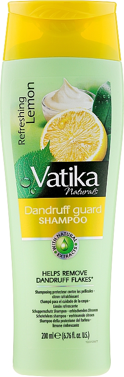 Przeciwłupieżowy szampon odświeżający do włosów - Dabur Vatika Refreshing Lemon Anti-Dandruff Shampoo — Zdjęcie N2