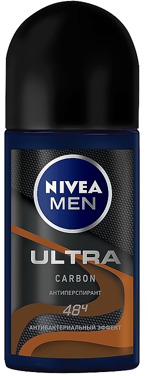 Dezodorant antyperspirant w kulce dla mężczyzn - Nivea Men Deodorant Ultra Carbon — Zdjęcie N1