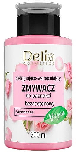 Zmywacz do paznokci bez acetonu - Delia Nail Polish Remover — Zdjęcie N1