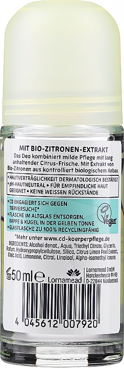 Dezodorant w kulce Cytrus - CD Deo 48h — Zdjęcie N2