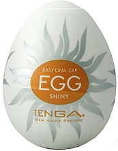 Jednorazowy masturbator w kształcie jajka - Tenga Egg Shiny — фото N1