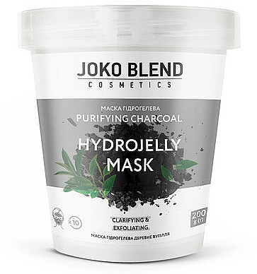 Rozświetlająco-nawilżająca hydrożelowa maska do twarzy - Joko Blend Purifying Charcoal Hydrojelly Mask — Zdjęcie N3