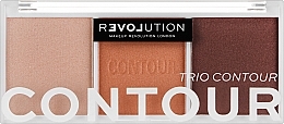 PRZECENA! Paleta do konturowania twarzy - Relove By Revolution Colour Play Contour Trio * — Zdjęcie N3
