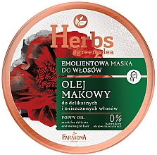 Kup Emolientowa maska do włosów Olej makowy - Farmona Herbs Poppy Oil Hair Mask