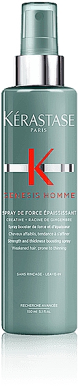 Wzmacniający spray do włosów - Kerastase Genesis Homme Spray De Force for Weakened Hair — Zdjęcie N1