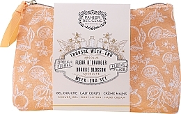 Kup PRZECENA! Zestaw - Panier des Sens Orange Blossom Week-End Set (sh/gel/70 ml + b/lot/70 ml + h/cr/30 ml + bag) *