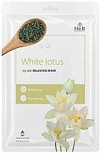 Maska w płachcie Biały Lotos - HnB My Skin Relaxing Mask White Lotus — Zdjęcie N1