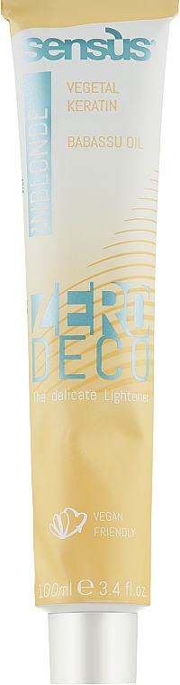 Delikatny rozjaśniający krem do włosów - Sensus Inblonde Zero Deco Delicate Lightening Cream — Zdjęcie N1