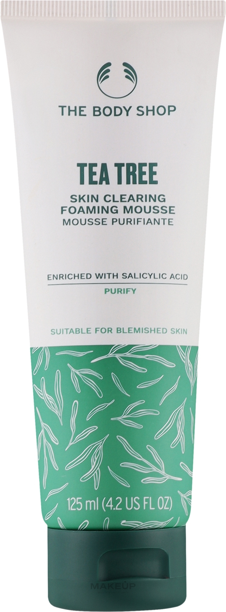 Pianka oczyszczająca - The Body Shop Tea Tree Skin Clearing Foaming Mousse — Zdjęcie 125 ml