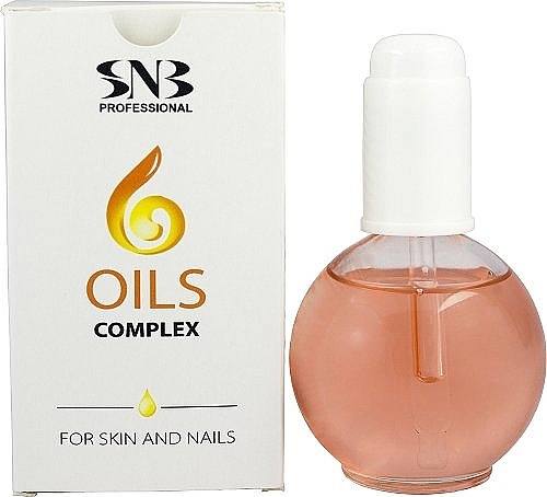 Kompleks 6 olejków do rąk i paznokci - SNB Professional Oils Complex for Hands and Nails — Zdjęcie N2