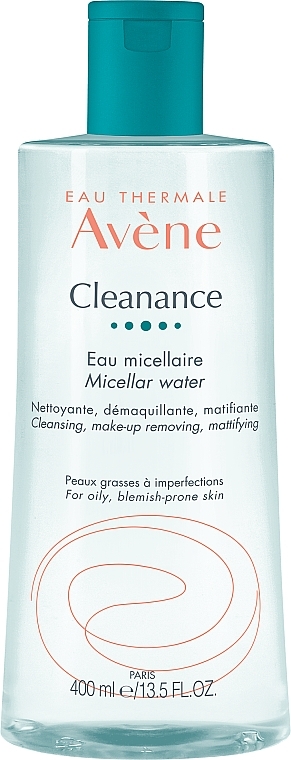 Płyn micelarny do demakijażu twarzy - Avène Cleanance Micellar Water — Zdjęcie N1