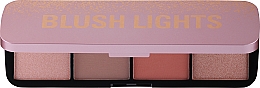 Paleta róży do policzków - Makeup Revolution Blush Lights Palette — Zdjęcie N1