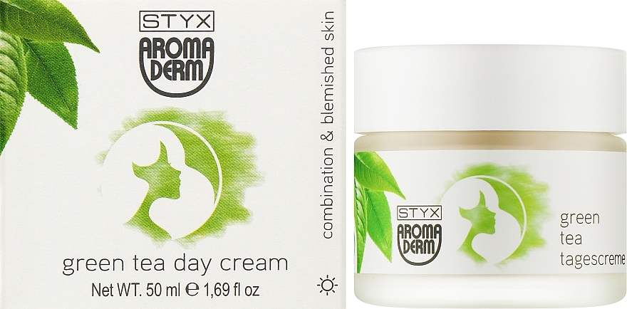 Ujędrniająco-nawilżający krem na dzień - Styx Naturcosmetic Aroma Derm Green Tea Day Cream — Zdjęcie N2