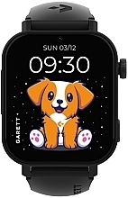 Inteligentny zegarek dziecięcy, czarny - Garett Smartwatch Kids Rel 4G — Zdjęcie N1