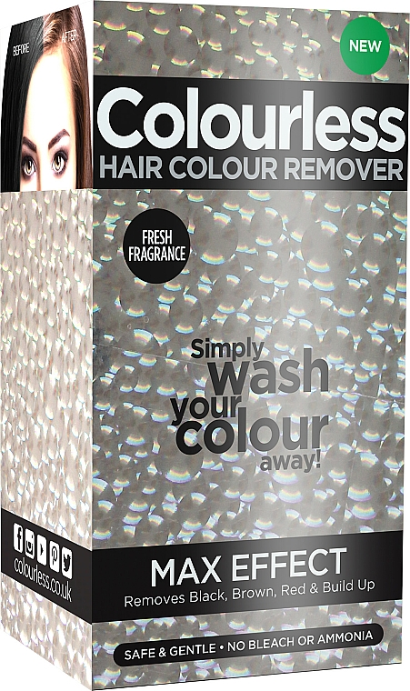 Koncentrat do dekoloryzacji włosów - Colourless Max Effect Hair Colour Remover — Zdjęcie N1