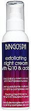 Kup Złuszczający krem na noc z koenzymem Q10 i kompleksem kwasów - BingoSpa Exfoliating Night Cream