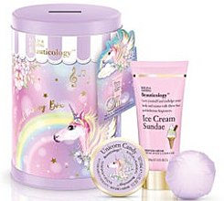 Kup Zestaw - Baylis & Harding Beauticology Unicorn Money Box (sh/cr 100 ml + b/cr 50 ml + bath/fizzer 30 g)