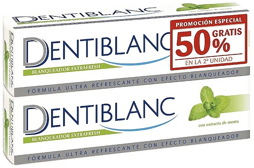 Zestaw - Dentiblanc Extrafresh Whitening Set (toothpaste/2x100ml) — Zdjęcie N1