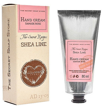 Krem do rąk z masłem shea Róża damasceńska - Soap&Friends Shea Line Hand Cream Damask Rose — Zdjęcie N1