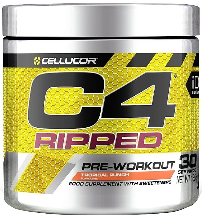 Przedtreningowy spalacz tłuszczu Poncz owocowy - Cellucor C4 Ripped Tropical Punch — Zdjęcie N1