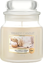 Kup Świeca zapachowa w słoiku - Yankee Candle Soft Wool & Amber