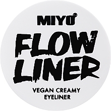 Wegański eyeliner - Miyo Flow Liner Vegan Creamy Eyeliner — Zdjęcie N2