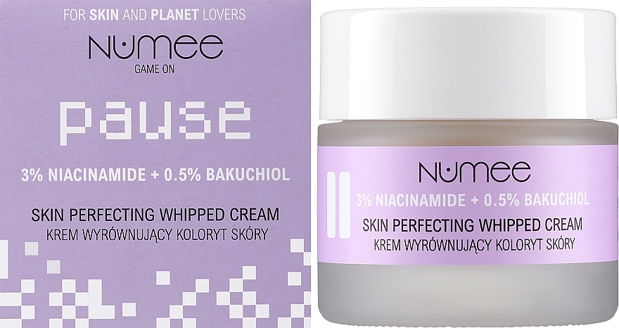 Krem do twarzy Bita Śmietana - Numee Game On Pause Skin Perfecting Whipped Cream — Zdjęcie N2