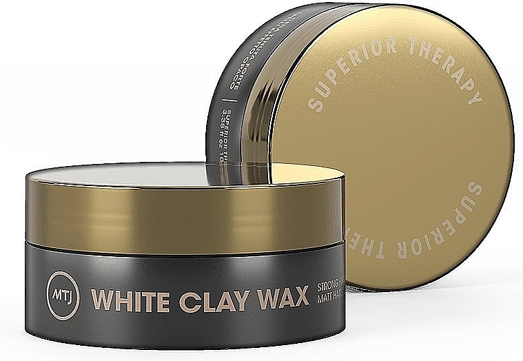 Matowy wosk do włosów, mocno utrwalający - MTJ Cosmetics Superior Therapy White Clay Wax — Zdjęcie N1