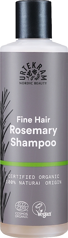 Organiczny szampon do włosów cienkich Rozmaryn - Urtekram Rosmarin Shampoo Fine Hair — Zdjęcie N1
