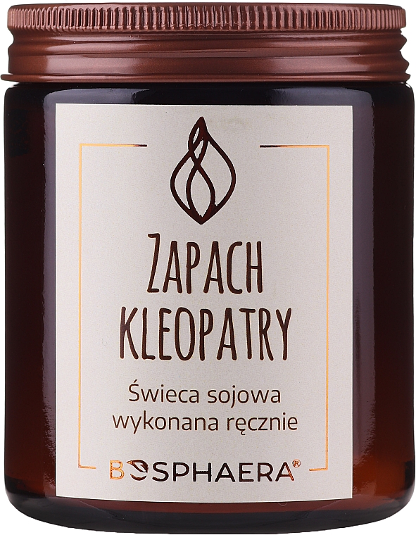 Zapachowa świeca sojowa Zapach Kleopatry - Bosphaera The Scent of Cleopatra Candle — Zdjęcie N1