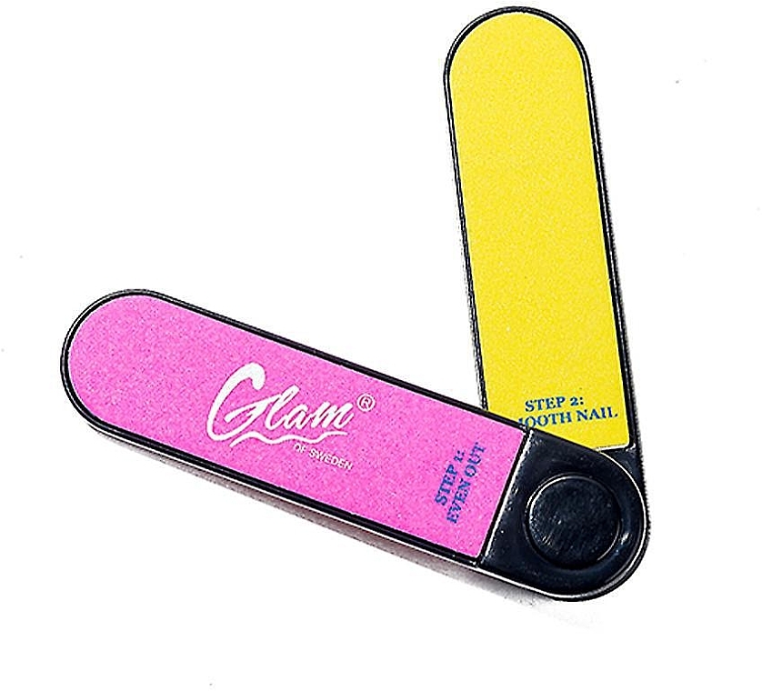 	Składany pilnik do paznokci - Glam Of Sweden Nail File 4 Steps Folding — Zdjęcie N1